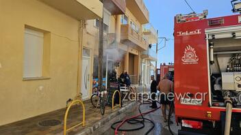 Συναγερμός στην πυροσβεστική για φωτιά σε ψητοπωλείο στα Χανιά