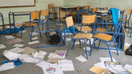Γυμνάσιο Γουβών: Ευθύνες στη δημοτική αρχή για τους βανδαλισμούς, από τους γονείς