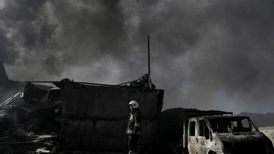 Πόλεμος στην Ουκρανία: Πυρκαγιά σε ρωσική στρατιωτική εγκατάσταση
