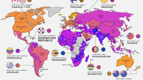 Ο Παγκόσμιος Χάρτης Ευτυχίας για το 2022