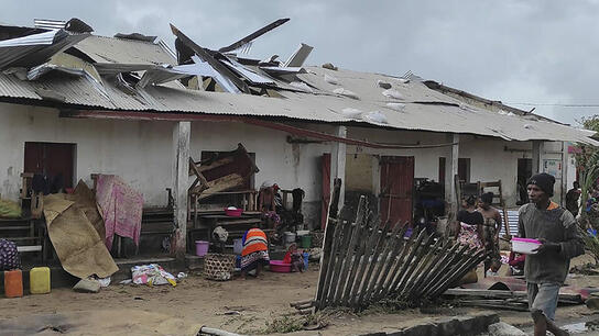 Μαδαγασκάρη: Επτά νεκροί και χιλιάδες άστεγοι από το πέρασμα του κυκλώνα Φρέντι
