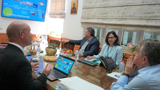 Αντιπροσωπεία του Ελληνικού τμήματος της UNICEF επισκέφθηκε τον Περιφερειάρχη Κρήτης