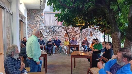 Γ.Κασσελάκης: Περιοδεία στα χωριά Καράνου, Ορθούνι και Κουφός