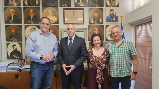 Στα Ανώγεια ο διπλωματικός εκπρόσωπος της Unicef στην Ελλάδα, Dr. Ghassan Khalil 