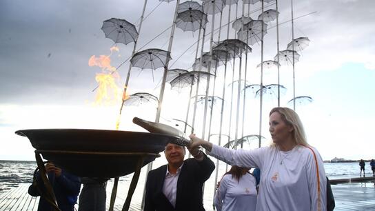  Η Ολυμπιακή Φλόγα θα διανυκτερεύσει στις Ομπρέλες του Ζογγολόπουλου 