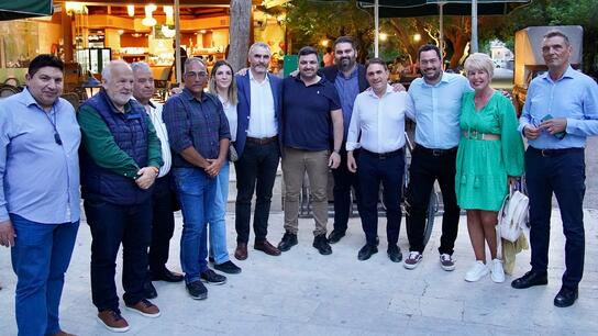 Διήμερη επίσκεψη στην Κρήτη πραγματοποίησε ο υποψήφιος Ευρωβουλευτής του ΠΑΣΟΚ, Ανδρέας Σπυρόπουλος