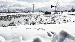 Ο "Διομήδης" στην Κρήτη - Χιόνια, κρύο και κλειστά σχολεία 