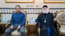 Συνάντηση του Πατριάρχη Αλεξανδρείας με τον Αιγύπτιο Υπουργό Τουρισμού-Πολιτισμού