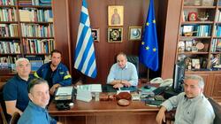 Ένωση Υπαλλήλων Πυροσβεστικού Σώματος Κρήτης: Συνάντηση με Πλακιωτάκη