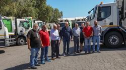 Οκτώ νέα απορριμματοφόρα στον στόλο Καθαριότητας του Δήμου Ηρακλείου