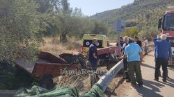 Θανατηφόρο τροχαίο με τρακτέρ στη Λοκρίδα