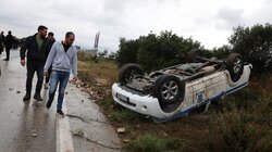 Χανιά, Αγρότες, Επεισόδια, Περιπολικό