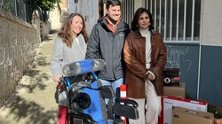 Παράδοση αναπηρικού αμαξιδίου και ηλεκτρονικού εξοπλισμού στο Ειδικό Δημοτικό Σχολείο Σητείας