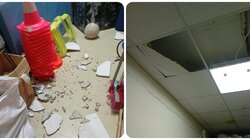 Δημοτικό Σχολείο Γουρνών, Πτώση Σοβάδων