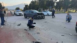 Σοβαρό τροχαίο στη Λαμία: Παραβίασε το STOP και τους εμβόλισε