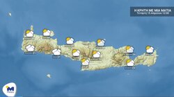 Καιρός: Νεφώσεις και νοτιάδες την Τετάρτη στην Κρήτη