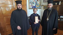 Εθιμοτυπική επίσκεψη του Σεβασμιωτάτου Μητροπολίτη Ιωακείμ στην Αντιπεριφερειάρχη Ρεθύμνης