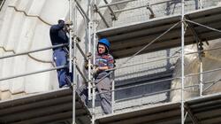 Σκαλωσιά, Εργάτες