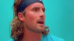 Χυδαίο υβρεολόγιο του Τσιτσιπά την ώρα του αγώνα