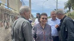 Μενδώνη, Ενετικά Τείχη