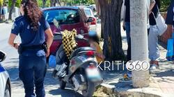 Τροχαίο με τραυματισμό στα Χανιά 