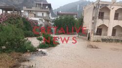 Μια δυνατή μπόρα έφερε και πάλι ζημιές στον Τσούτσουρα! - Βίντεο
