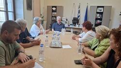 Συνεχίζονται οι συναντήσεις του Δημάρχου Ηρακλείου Αλέξη Καλοκαιρινού με εκπροσώπους συλλόγων της πόλης