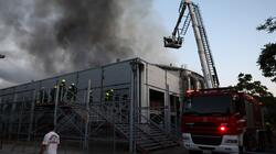 Πυρκαγιά στο παλιό κτίριο του θεάτρου Μπάντμιντον
