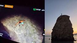Διασώστες προσέγγισαν τον άνδρα στην κορυφή του απόκρημνου σημείου και τον απομάκρυναν με ασφάλεια - Στην επιχείρηση συμμετείχαν Λιμενικό, Πυροσβεστική, ΕΛ.ΑΣ. και εθελοντές