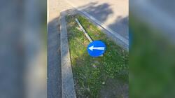πινακιδα πεσμένη 