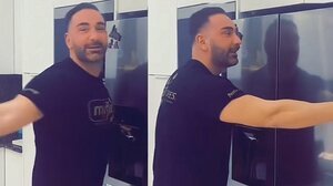 Νίκος Κοκλώνης: Το αστείο βίντεο με την μάχη του με το… ψυγείο