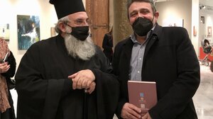 Με τον νέο Αρχιεπίσκοπο Κρήτης κ. Ευγένιο ο Νίκος Ηγουμενίδης