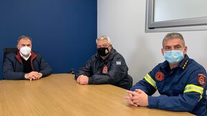 Επίσκεψη του απερχόμενου διοικητή της Π.Υ. Λασιθίου στο Δ. Ιεράπετρας 