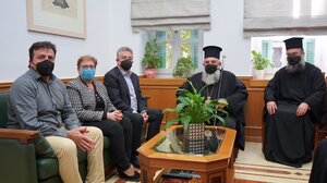 Επίσκεψη Αρχιεπισκόπου Ευγενίου στην Περιφέρεια Κρήτης