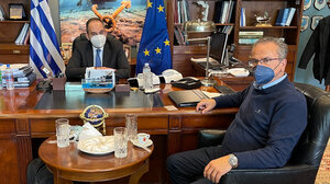 Στον Υπουργό για τη δημιουργία λιμενικής υπηρεσίας στο λιμάνι Κολυμπαρίου, ο Δήμαρχος Πλατανιά