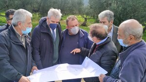 Επίσημη εγκατάσταση του ανάδοχου εργολάβου στον Κόμβο Δραπανιά 