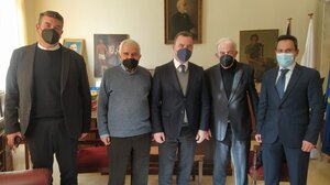 Συνάντηση Βασίλη Λαμπρινού με τον πρόεδρο του Δικηγορικού Συλλόγου