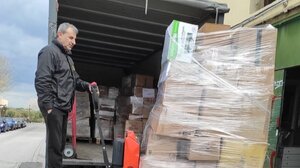7 παλέτες με είδη ανάγκης από τα Χανιά για την Ουκρανία