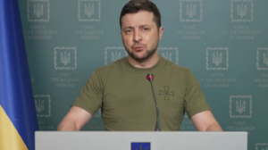 Ο Ζελένσκι εξέφρασε την αγανάκτησή του για την πρόθεση της Ρωσίας να φέρει στην Ουκρανία μισθοφόρους από την Συρία