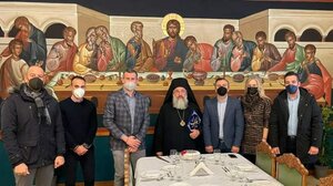 Στον Αρχιεπίσκοπο Κρήτης, η Ένωση Αξιωματικών ΕΛ.ΑΣ. Κρήτης