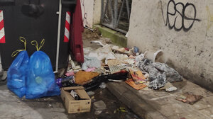 Χωματερή κεντρικός δρόμος του Ηρακλείου