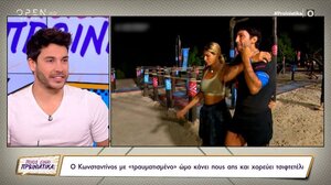 Ο Κωνσταντίνος Εμμανουήλ με «τραυματισμένο» ώμο κάνει push ups