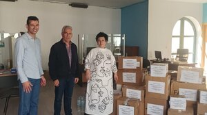 Από το Ρέθυμνο στην Ουκρανία 30 κούτες με ιατροφαρμακευτικό υλικό