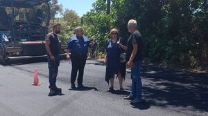 Ο Αντιπεριφερειάρχης Χανίων στα έργα βελτίωσης του επαρχιακού οδικού Αλικιανός-Φουρνέ-Ομαλός