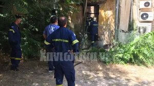 Φωτιά σε εγκαταλελειμμένο κτήριο στα Χανιά