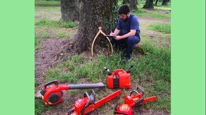 Ξυλογλυπτική με... αλυσοπρίονα