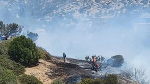 Φωτιά στη Αγία Γαλήνη