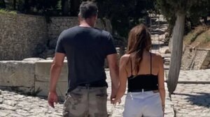 Ρομαντικές βόλτες στην Κρήτη για τη Δ. Βανδή και τον Β. Μπισμπίκη
