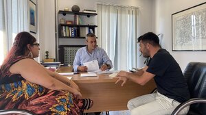 Συνάντηση Μαμουλάκη με εκπροσώπους του Συλλόγου «Δομήνικος Θεοτοκόπουλος»