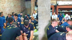 Ουκρανία: Ηχησαν οι σειρήνες και οι ποδοσφαιριστές βρέθηκαν στα καταφύγια